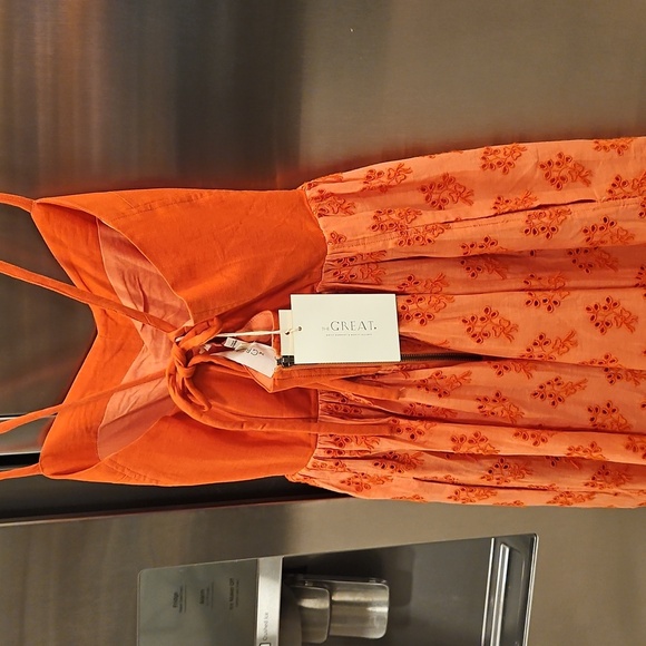 💕THE GREAT.💕 The Camelia Dress ~ Begonia Size 2 = Medium NWT - Picture 14 of 16